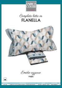 COMPLETO LETTO FLANELLA 2P LF30750 EC 250X300 Tellini S.r.l. Ingrosso Abbigliamento